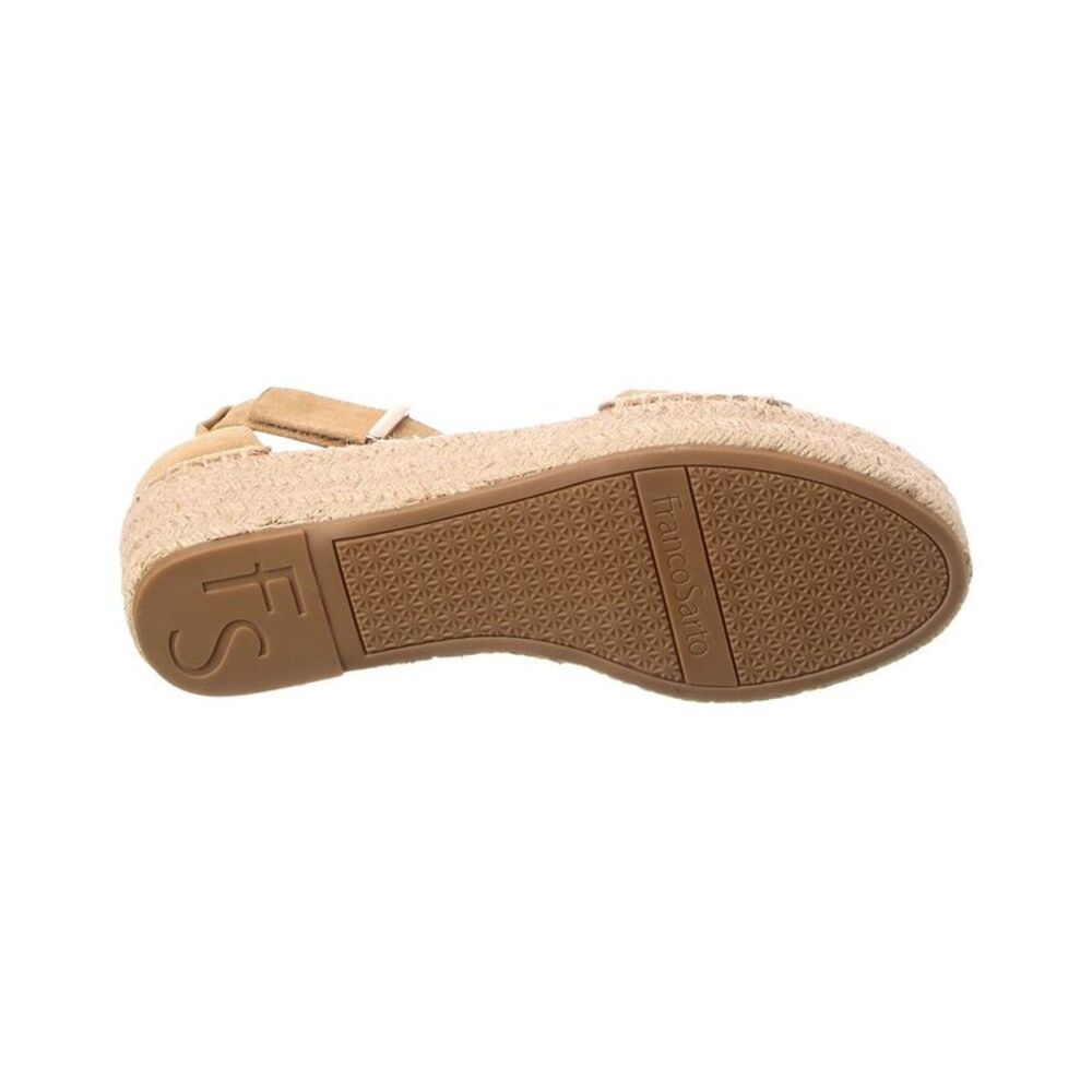 Franco Sarto Pela Sandstone Suede & Canvas Sandal, Beige - Picture 4 of 5